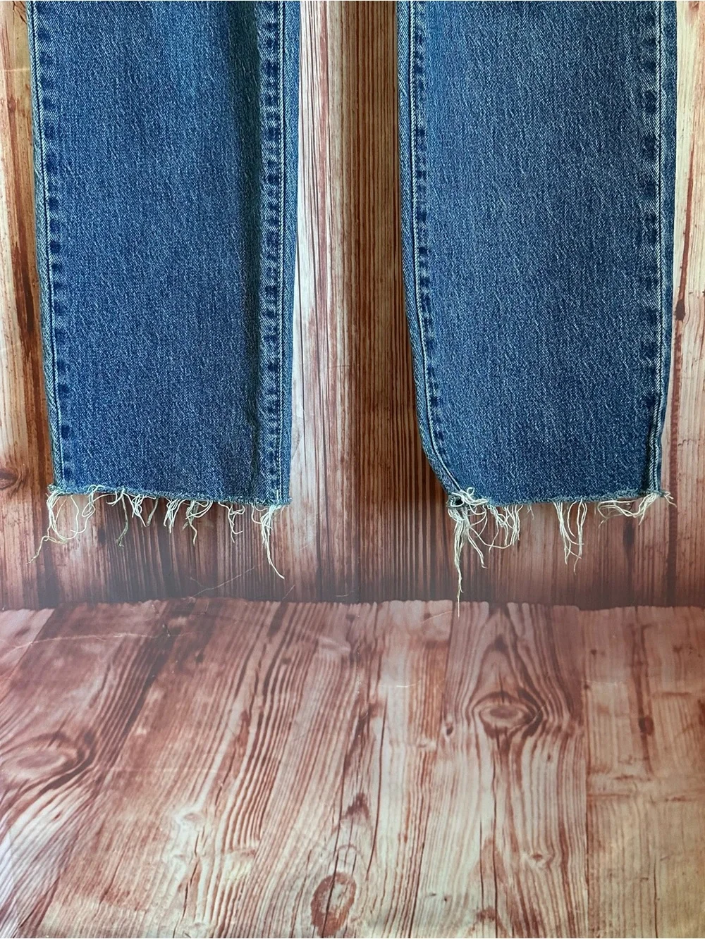 Abrand Blue 99 Low Straight Low Rise Straight Leg Jeans Size 28